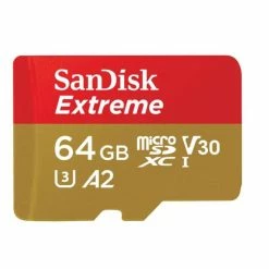 SanDisk Extreme MicroSDXC 64Go - 170MB/s, U3, UHS-I - Cartes Mémoire