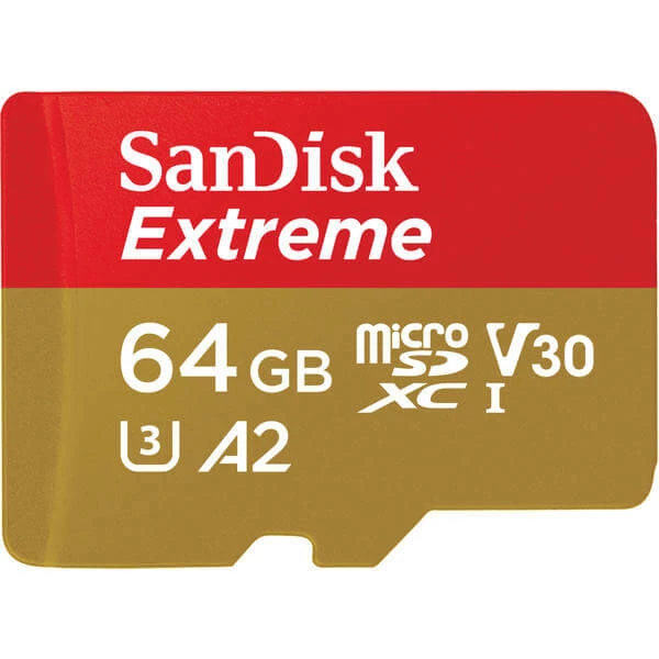 SanDisk Extreme MicroSDXC 64GB - 160MB/s, U3, UHS-I - Cartes Mémoire – Image 2