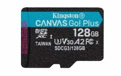 Kingston Carte MicroSDXC Canvas Go! Plus 128 GB - Cartes Mémoire