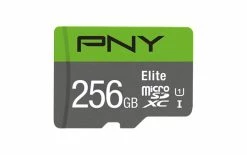PNY Carte MicroSDXC Elite UHS-I U1 256 GB - Cartes Mémoire