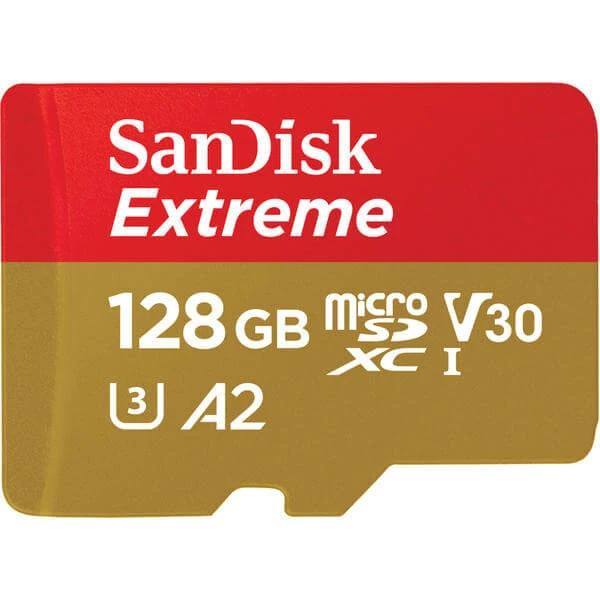 SanDisk Extreme MicroSDXC 128GB - 160MB/s, U3, UHS-I - Cartes Mémoire – Image 2