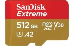 SanDisk Carte MicroSDXC Extreme 512 GB - Cartes Mémoire