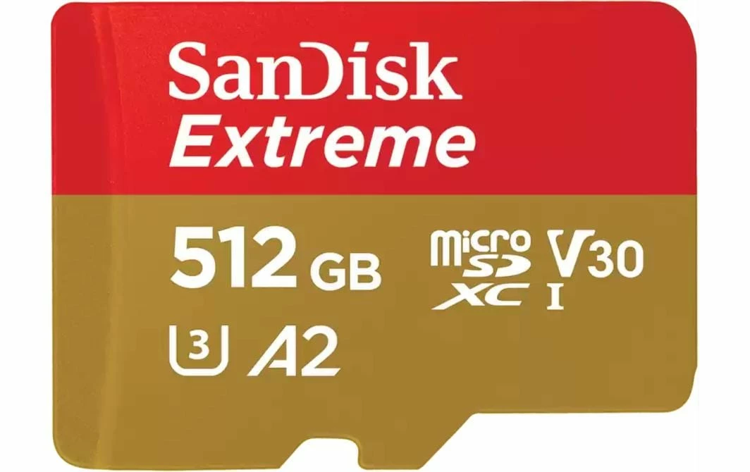 SanDisk Carte MicroSDXC Extreme 512 GB - Cartes Mémoire