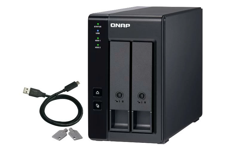 QNAP Boîtier D’extension NAS TR-002, 2-bay, USB 3.0 - NAS – Image 3