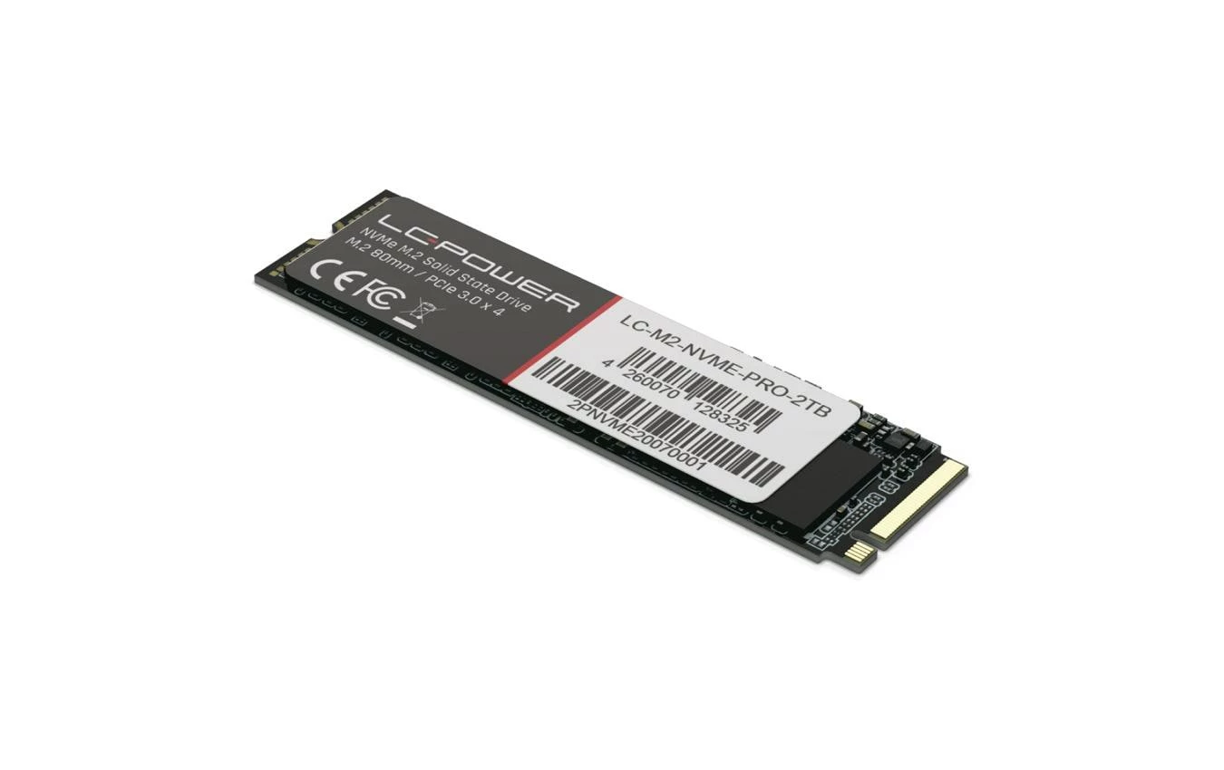LC-Power SSD Flash Phenom Pro M.2 2280 NVMe 2000 GB - SSD (Solid State Disks)