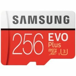Samsung MicroSDXC Evo+ 256GB - 100MB/s, U3, UHS-I - Cartes Mémoire