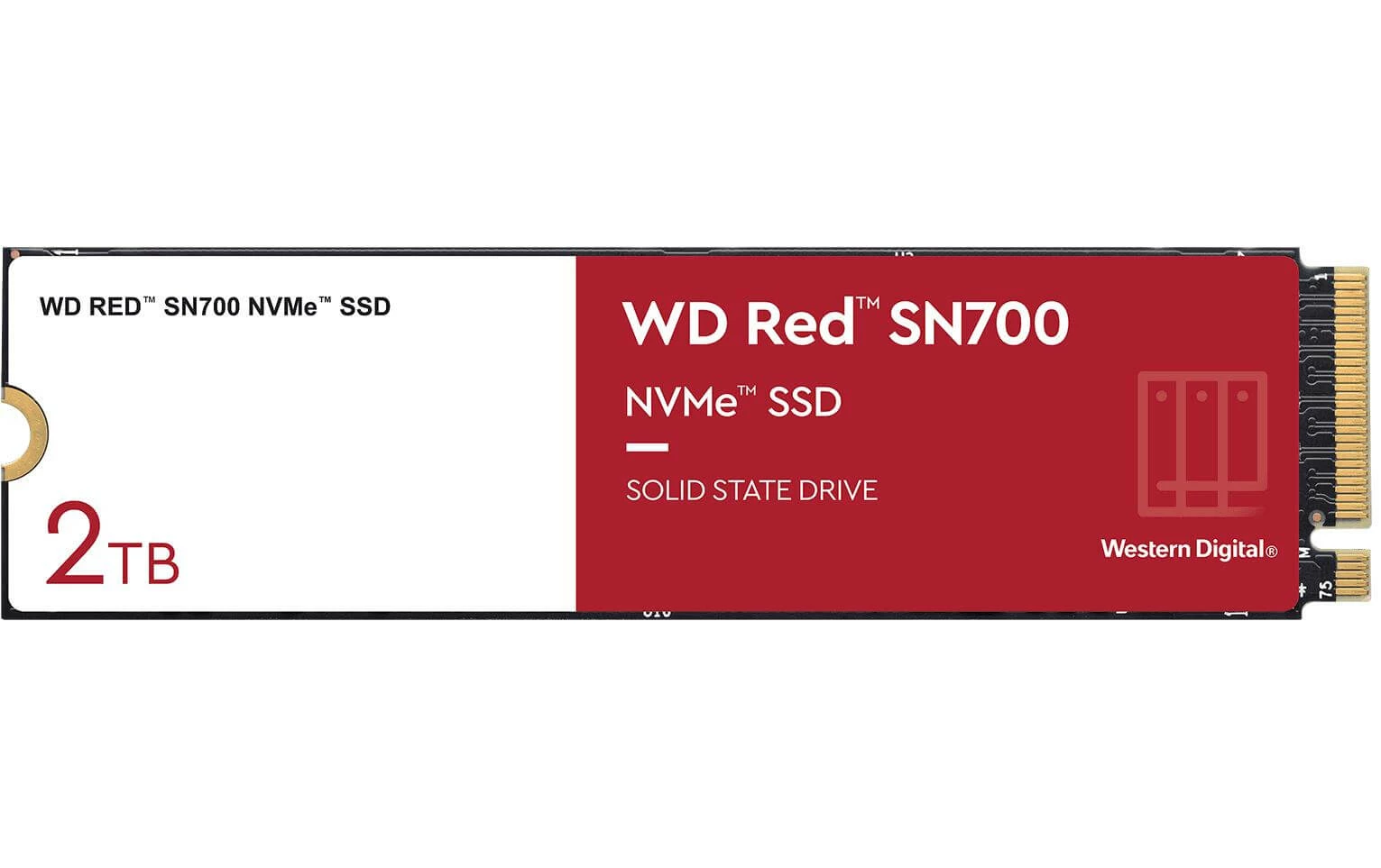 Western Digital SSD WD Red SN700 M.2 2280 NVMe 2000 GB - SSD (Solid State Disks)