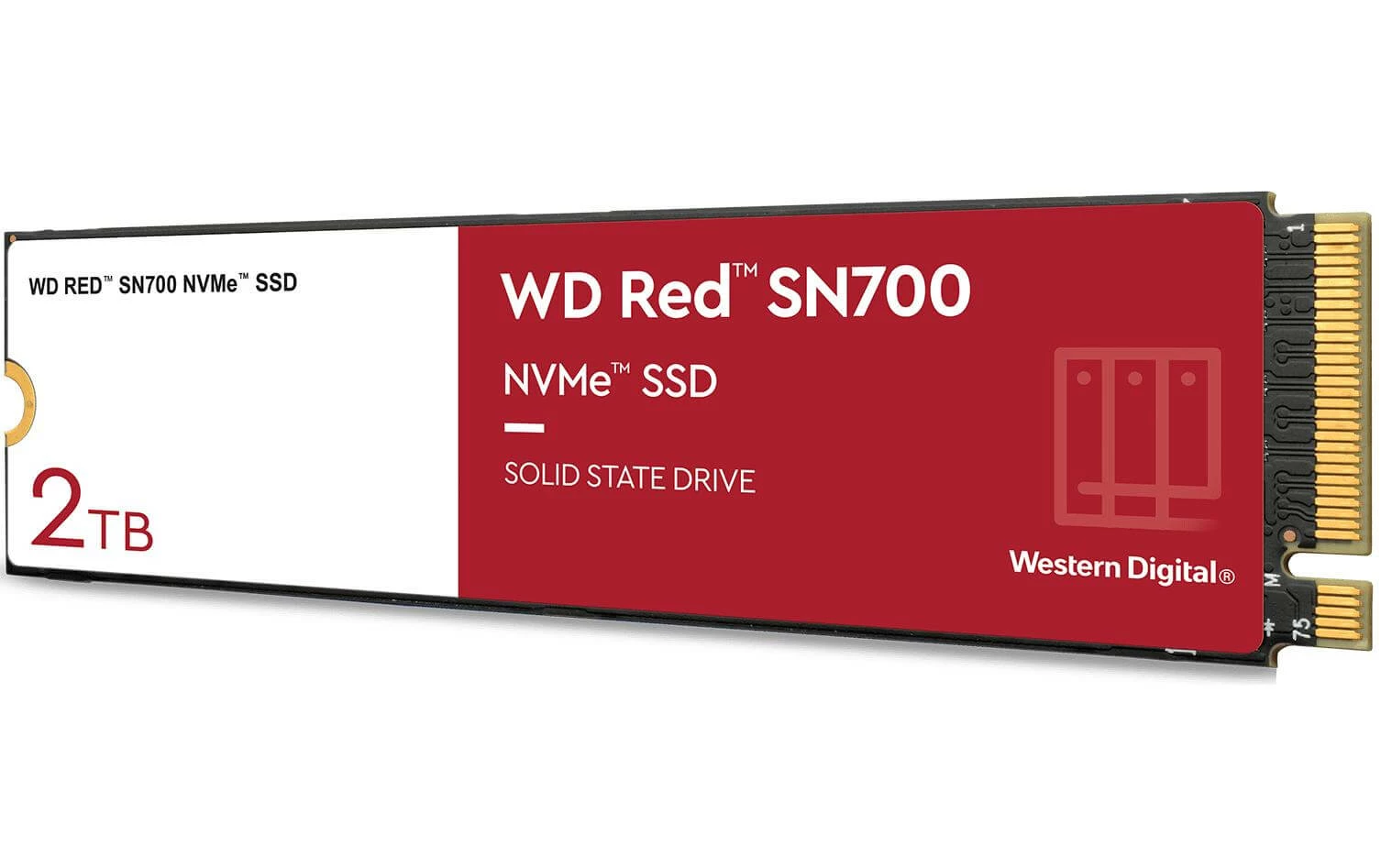 Western Digital SSD WD Red SN700 M.2 2280 NVMe 2000 GB - SSD (Solid State Disks) – Image 2