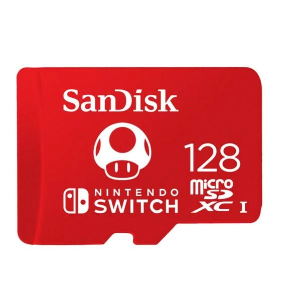 SanDisk Nintendo Switch MicroSDXC 128GB - U3, UHS-I - Cartes Mémoire