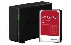 Synology NAS DiskStation DS118 1-bay WD Red Plus 4 TB - NAS