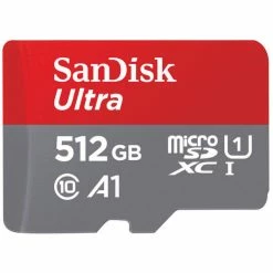 SanDisk Ultra MicroSDXC 512GB - 120MB/s, U1, UHS-I - Cartes Mémoire