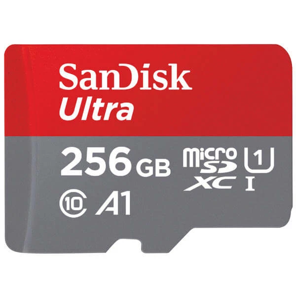 SanDisk Ultra MicroSDXC 256GB - 120MB/s, U1, UHS-I - Cartes Mémoire