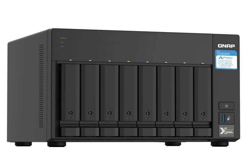 QNAP NAS TS-832PX-4G 8-bay - NAS – Image 2