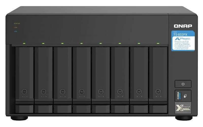 QNAP NAS TS-832PX-4G 8-bay - NAS – Image 3
