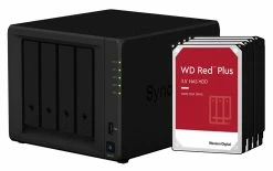 Synology NAS DiskStation DS418 4-bay WD Red Plus 24 TB - NAS
