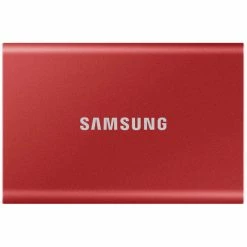 Samsung Portable T7 500 GB Rouge - SSD Externe - SSD (Solid State Disks)