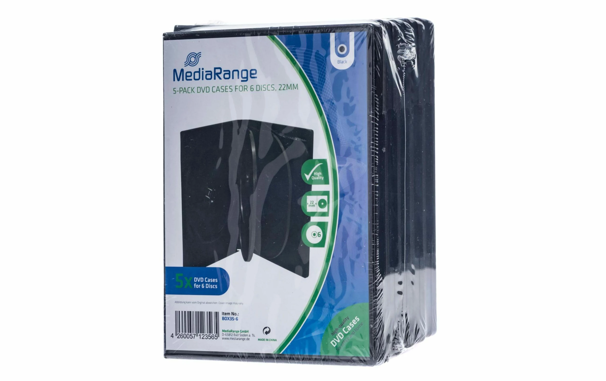 MediaRange Housse DVD 6 Disc - Médias CD