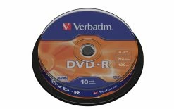 VERBATIM DVD-R 4.7 GB, Tour (10 Pièce/s) - Disques