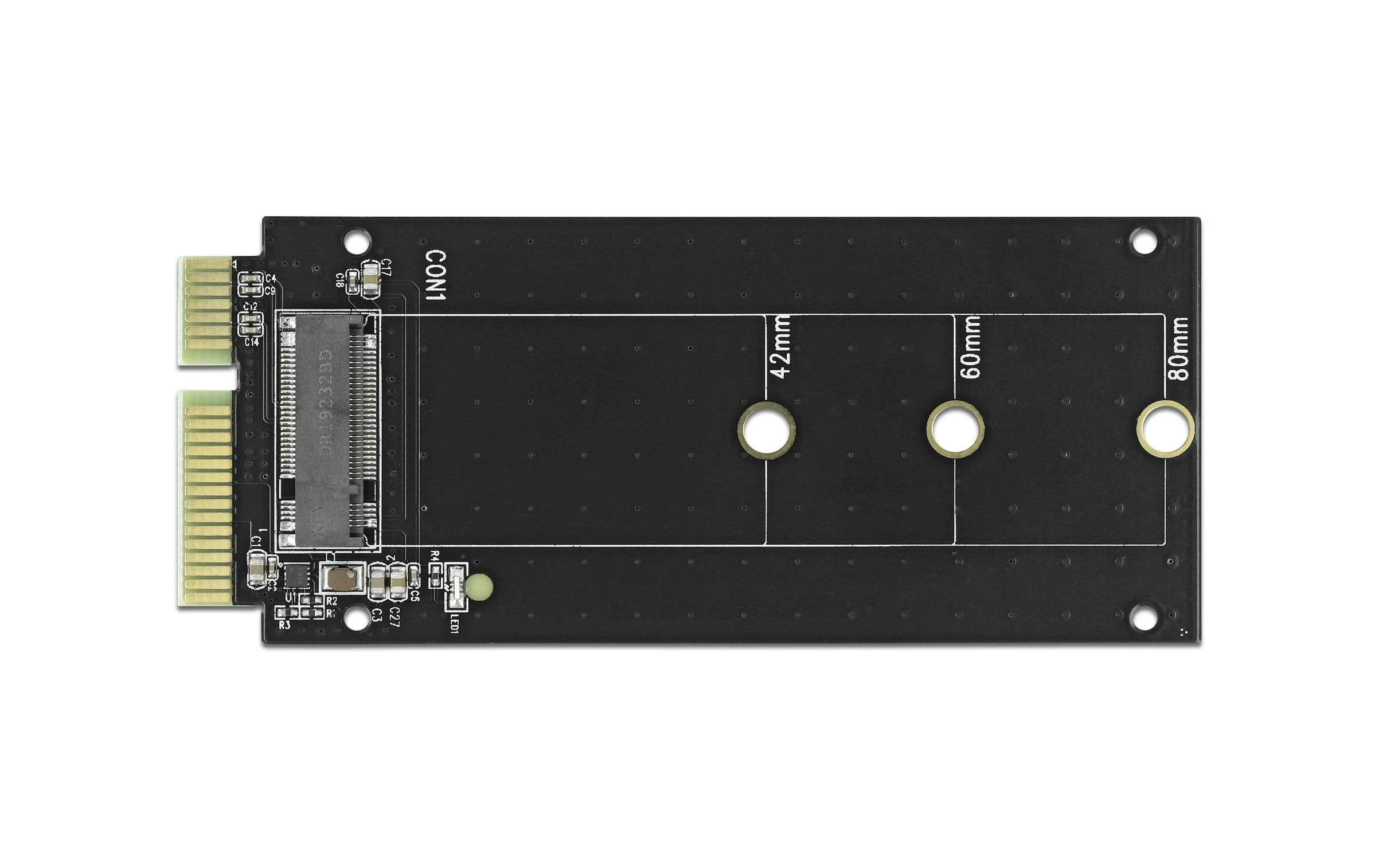 DeLock Platine Adaptatrice M.2 SATA – M.2 Clé-B SATA SSD - Accessoires Supports De Mémoire – Image 3