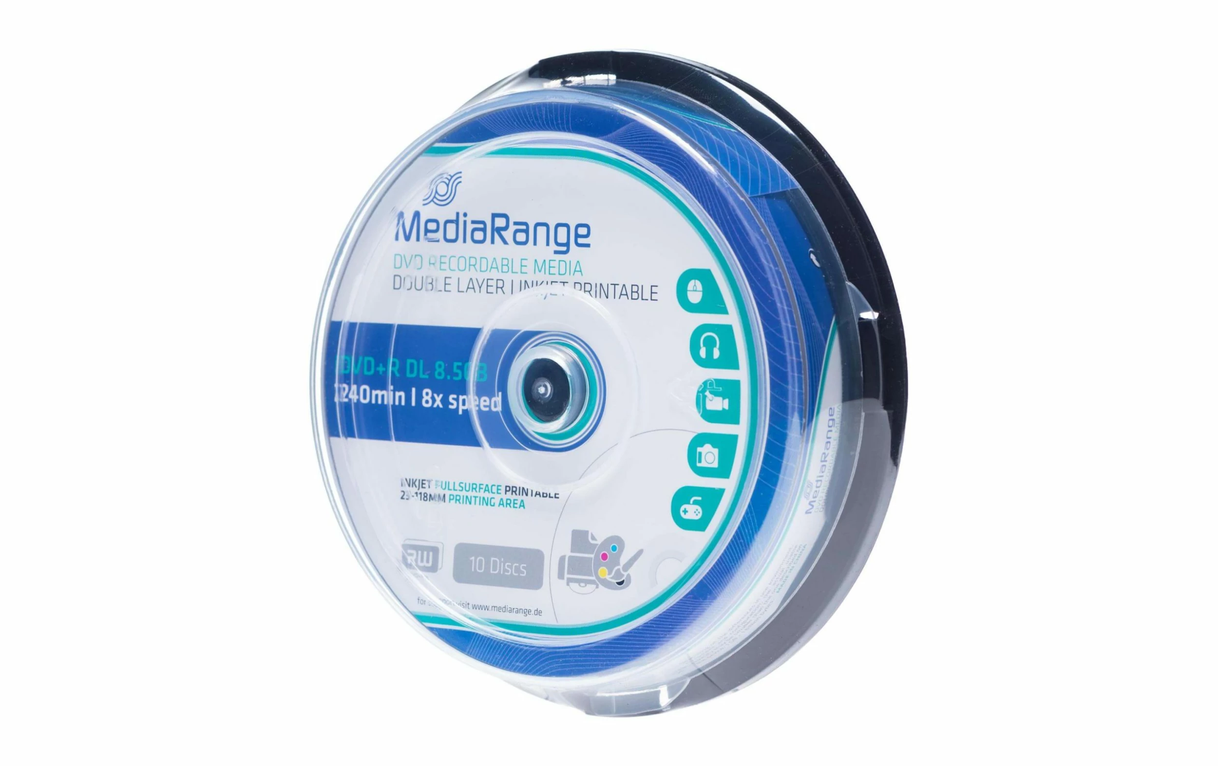 MediaRange DVD+R 8.5 GB, Tour (10 Pièce/s) - DVD+R – Image 2