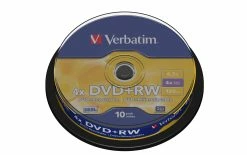 VERBATIM DVD+RW 4.7 GB, Tour (10 Pièce/s) - Disques