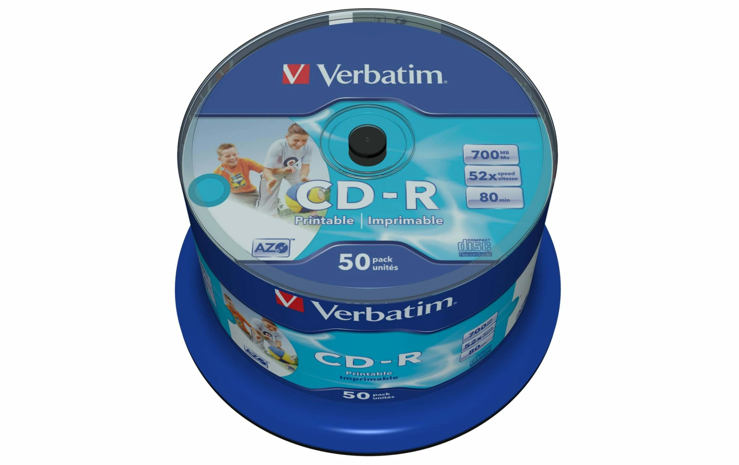 VERBATIM CD-R 0.7 GB, Tour (50 Pièce/s) - Disques