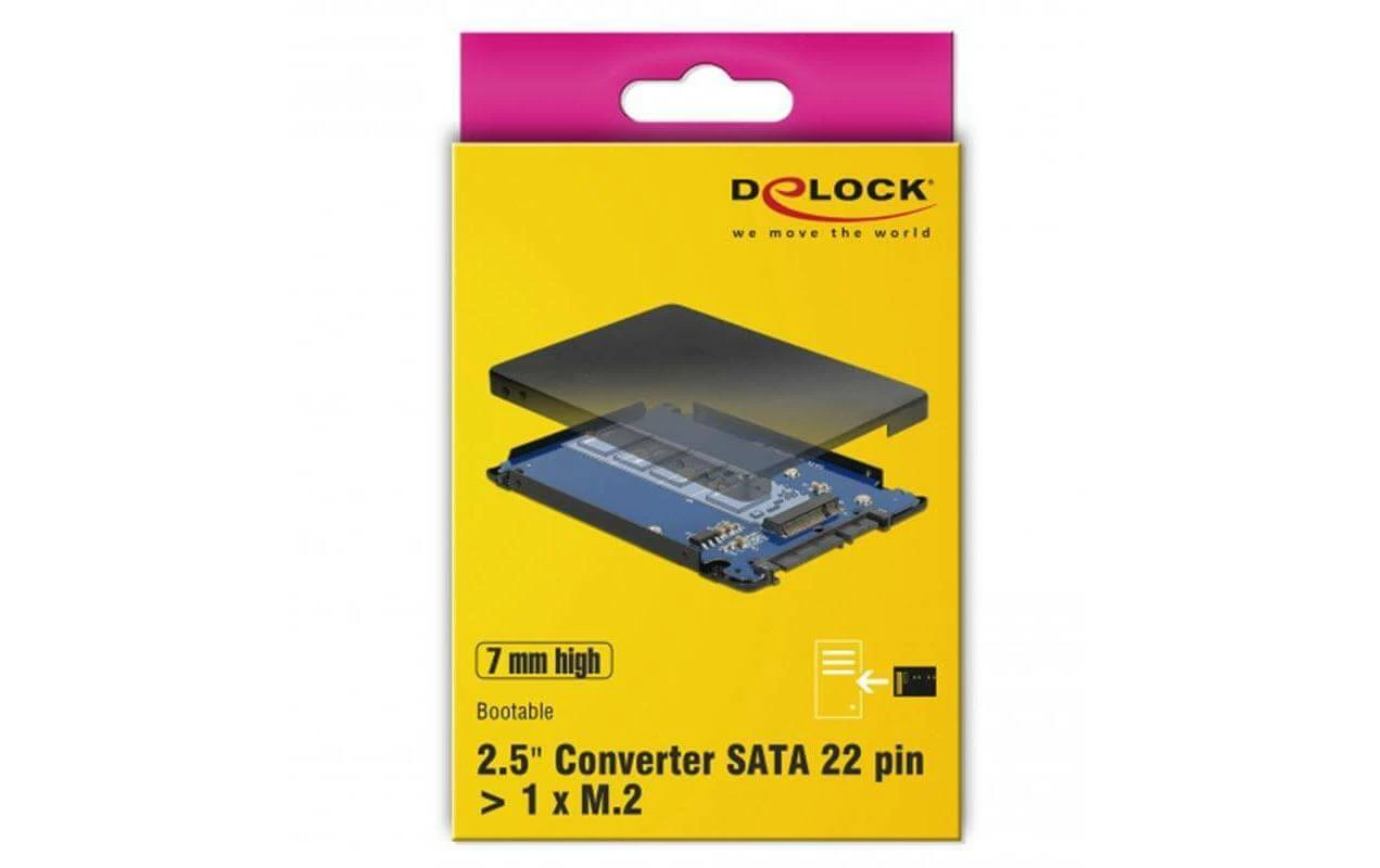 DeLock Accessoires Supports De Mémoire Platine Adaptatrice 2,5 – Image 3