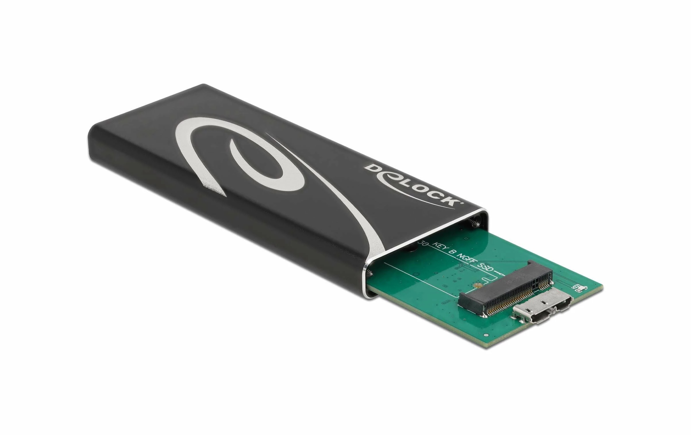 DeLock Boîtier Externe SuperSpeed USB 3.2 Gen 2 - SATA SSD M2 - Disques Durs Externes – Image 3