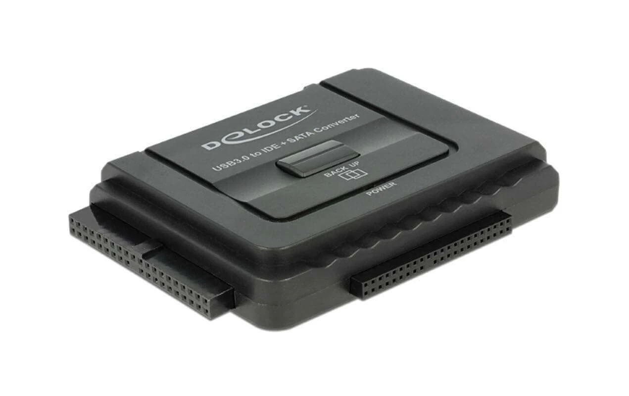 DeLock Convertisseur USB 3.0 Vers SATA III / IDE 40 Broches / IDE 44 Broches - Accessoires Supports De Mémoire