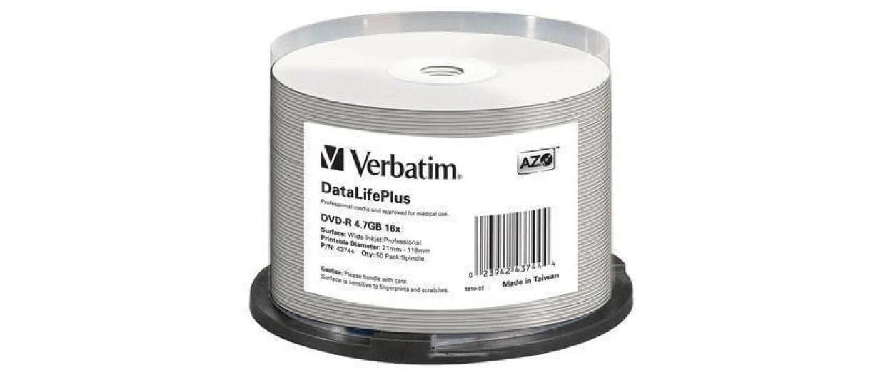 VERBATIM DVD-R 4.7 GB, Tour (50 Pièce/s) - DVD-R
