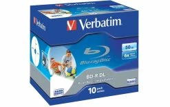 VERBATIM BD-R 50 GB, Boîte à Bijoux (10 Pièce/s) - Disques