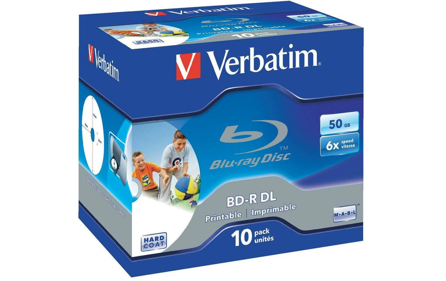 VERBATIM BD-R 50 GB, Boîte à Bijoux (10 Pièce/s) - Disques