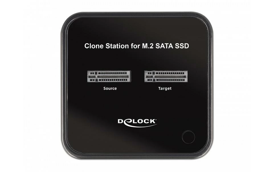 DeLock Station D'accueil Et De Clonage USB-C - 2x M.2 SATA - Accessoires Supports De Mémoire – Image 2