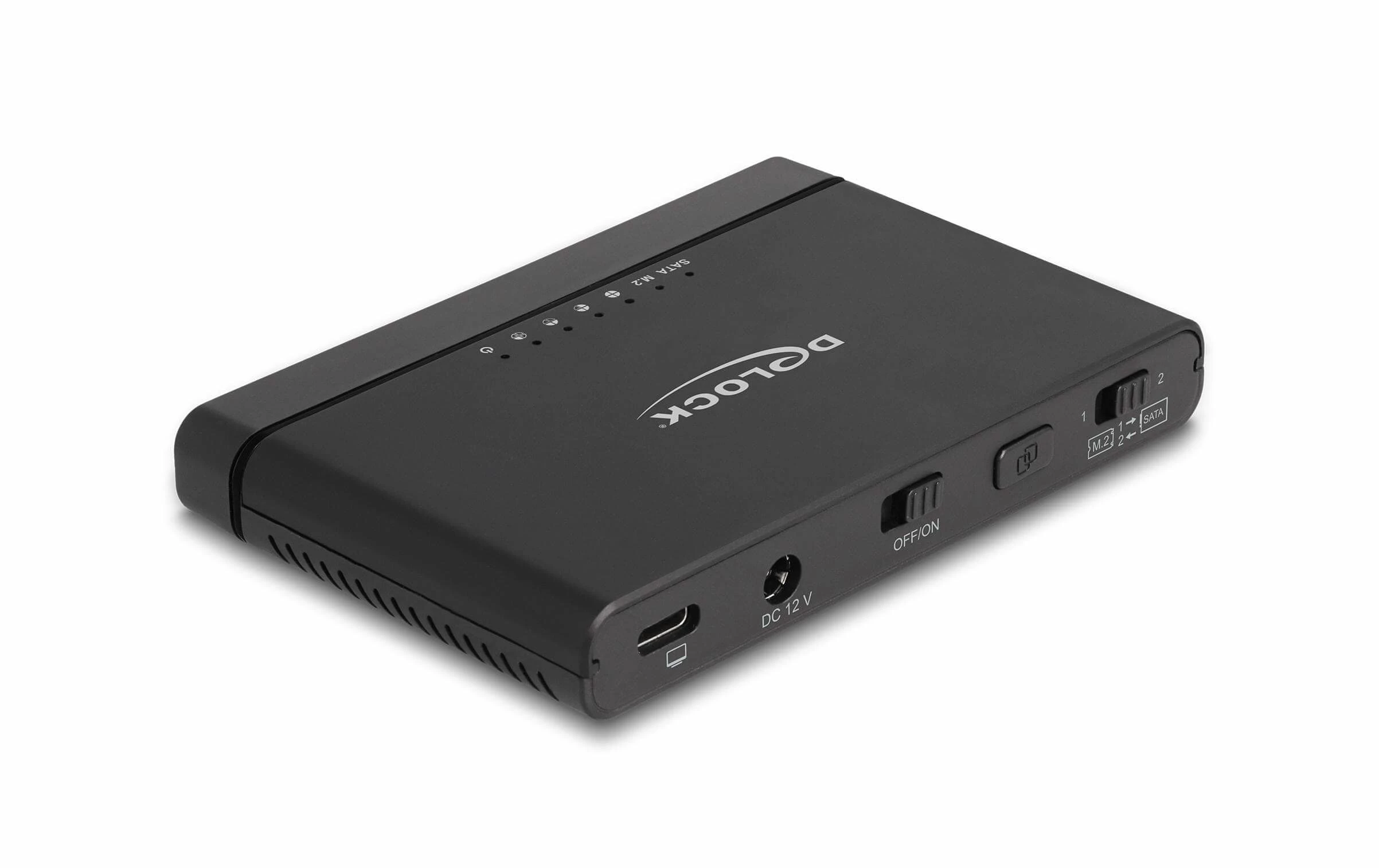 DeLock Convertisseur USB-C Pour 1x M.2 NVMe SSD +1x SATA SSD/HDD - Accessoires Supports De Mémoire – Image 3