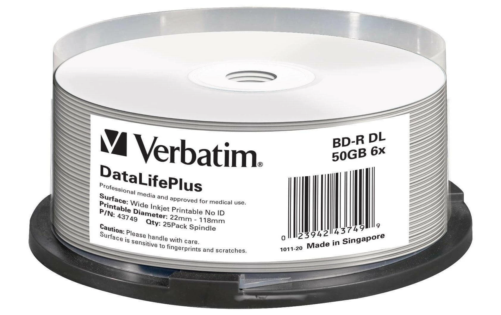 VERBATIM BD-R 50 GB, Tour (25 Pièce/s) - Disques