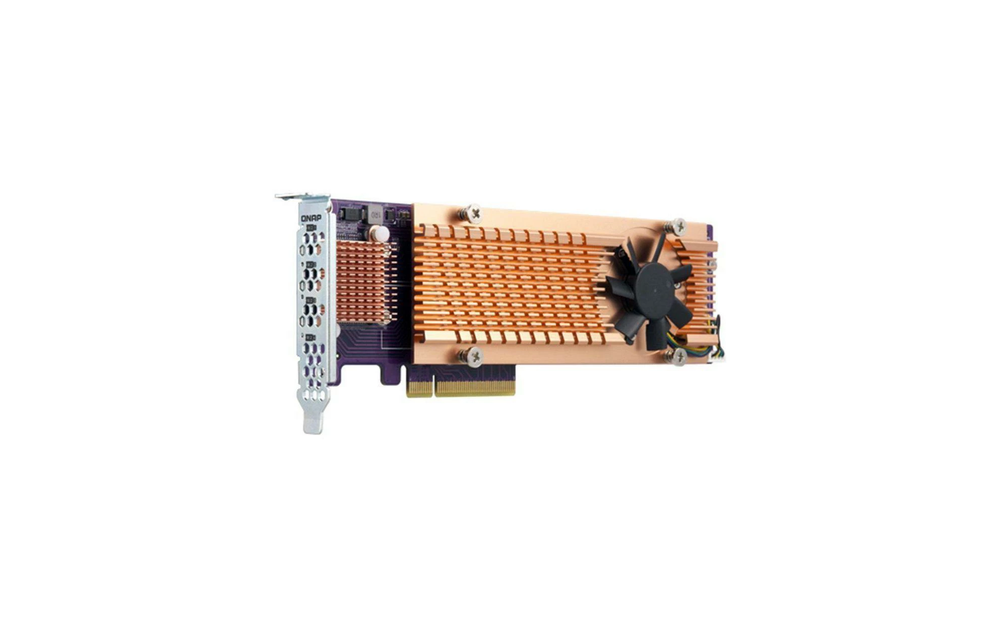 QNAP Carte D’extension Quad NVMe SSD M.2 2280 - NAS – Image 2