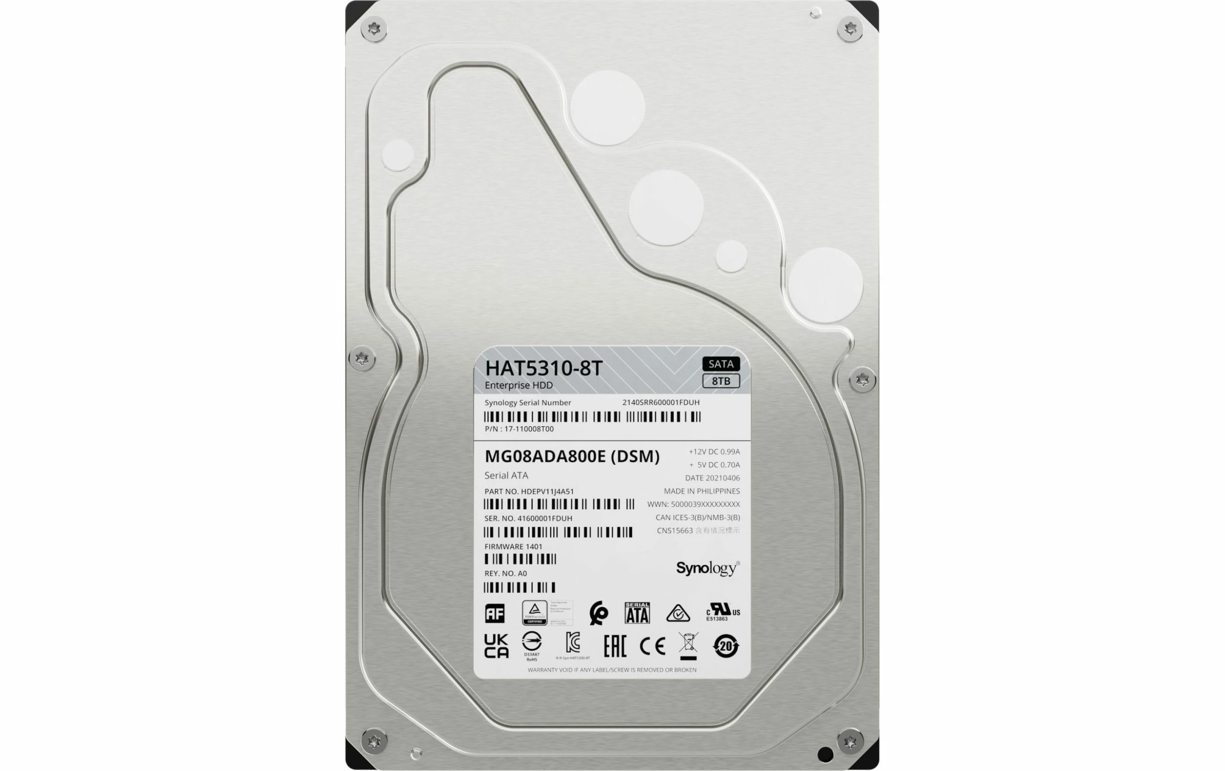 Synology Disques Durs Internes Disque Dur HAT5310 3.5