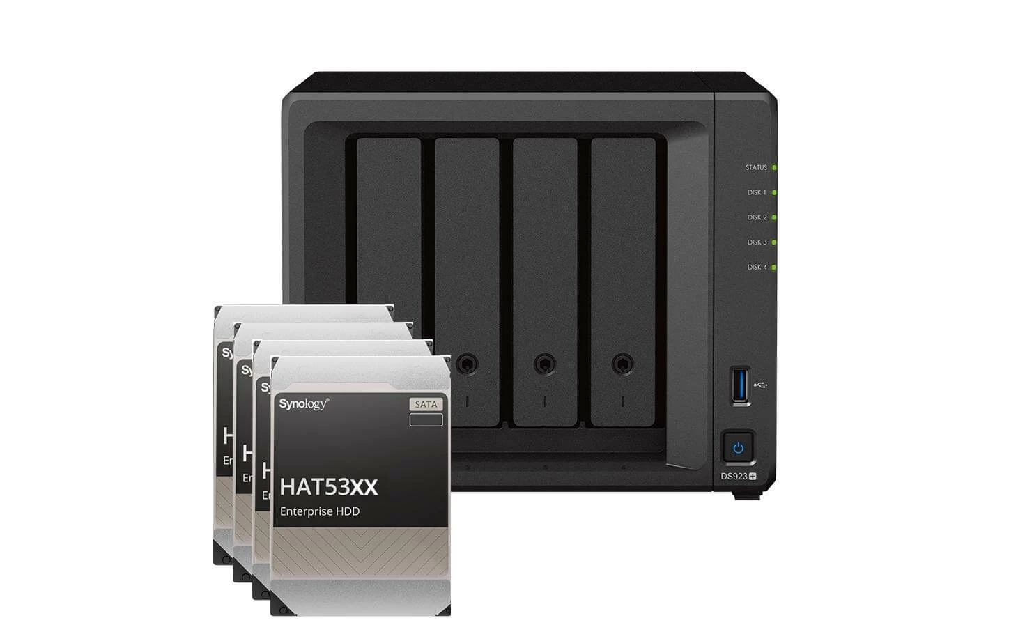 NAS DS923+ 4-bay Synology Enterprise HDD 48 TB - NAS