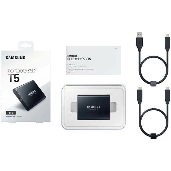 Samsung Portable T5 1000 GB Noir - SSD Externe - SSD (Solid State Disks) – Image 2