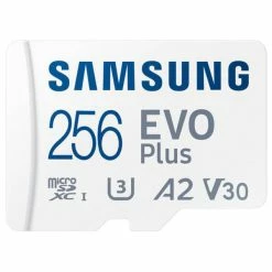 Samsung MicroSDXC Evo+ 256 Go 130MB/s V30 - Cartes Mémoire