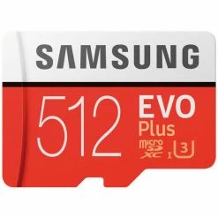 Samsung MicroSDXC Evo+ 512 GB - Cartes Mémoire
