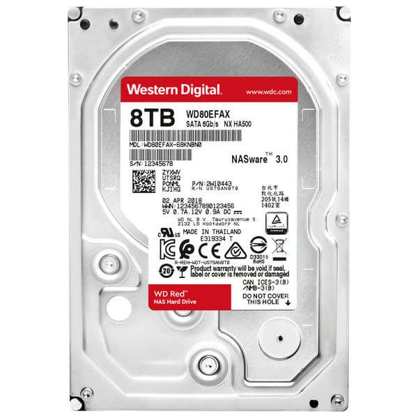 WD Red 8 TB - Disque Dur Interne HDD - Disques Durs Internes