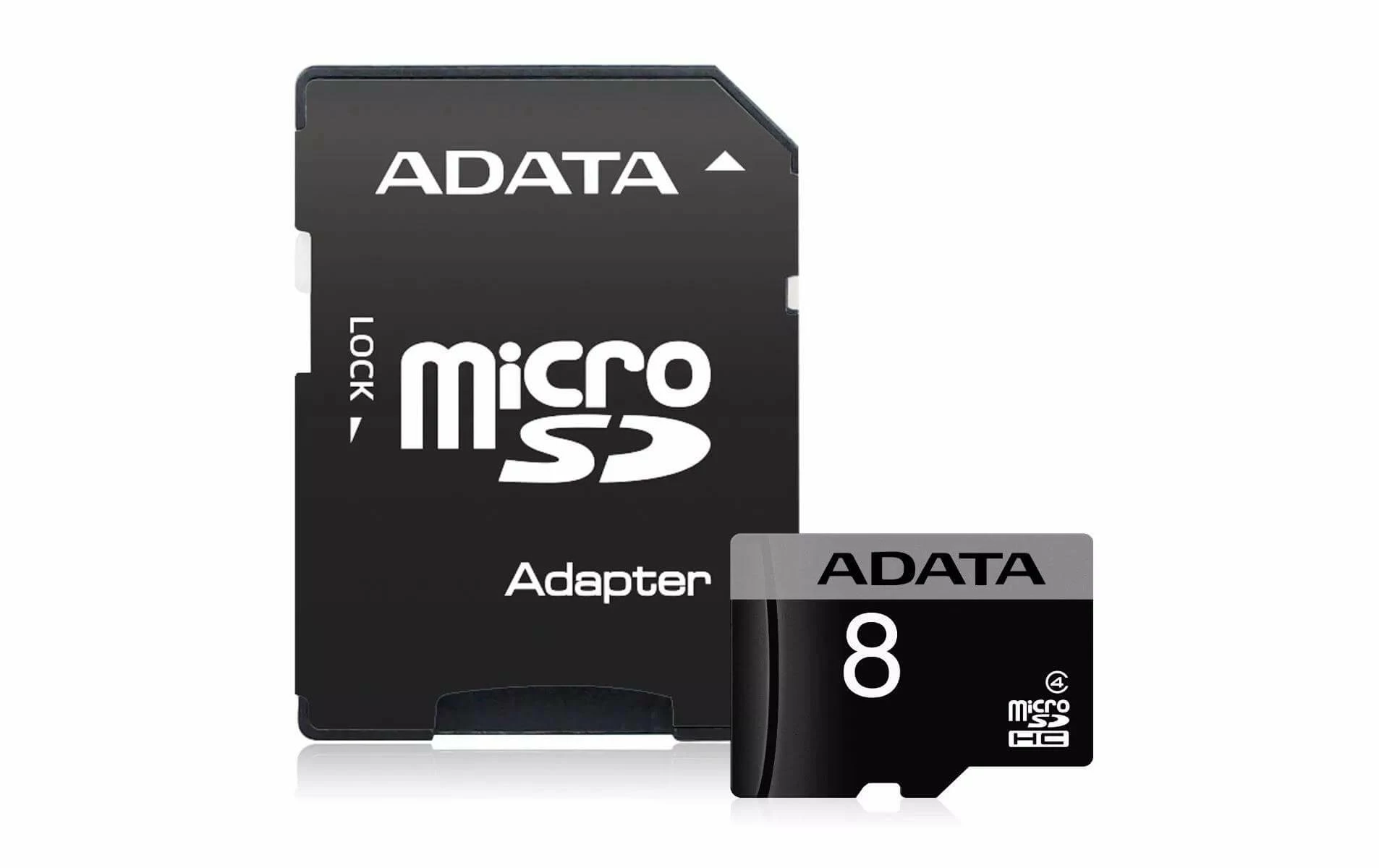 ADATA Carte MicroSDHC Class 4 8 GB - Cartes Mémoire – Image 2