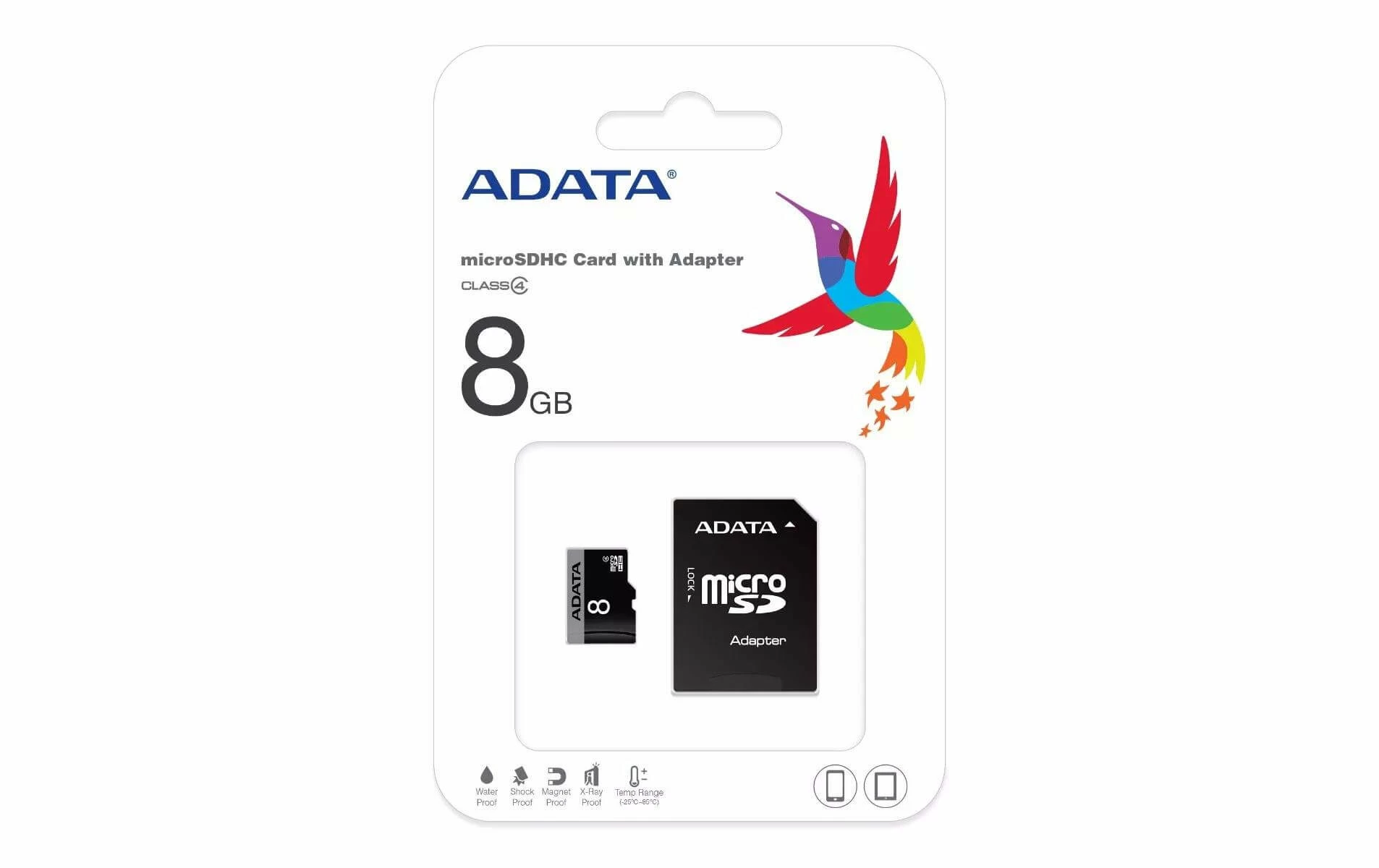 ADATA Carte MicroSDHC Class 4 8 GB - Cartes Mémoire – Image 3
