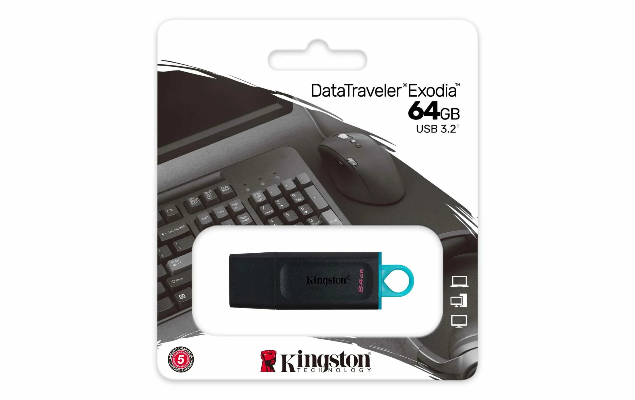 Kingston Clé USB DataTraveler Exodia 64 GB - Sticks USB – Image 2