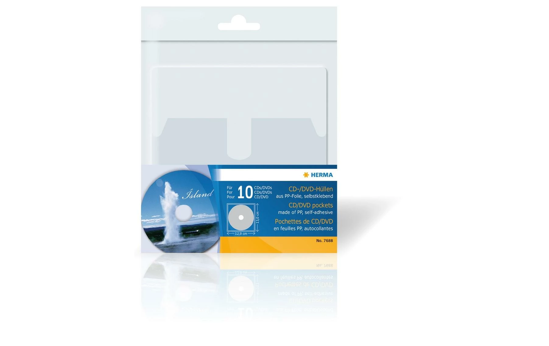 Herma Housse CD/DVD PP, 10 Pièces - Conservation