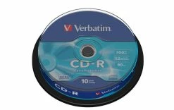 VERBATIM CD-R 0.7 GB, Tour (10 Pièce/s) - Disques