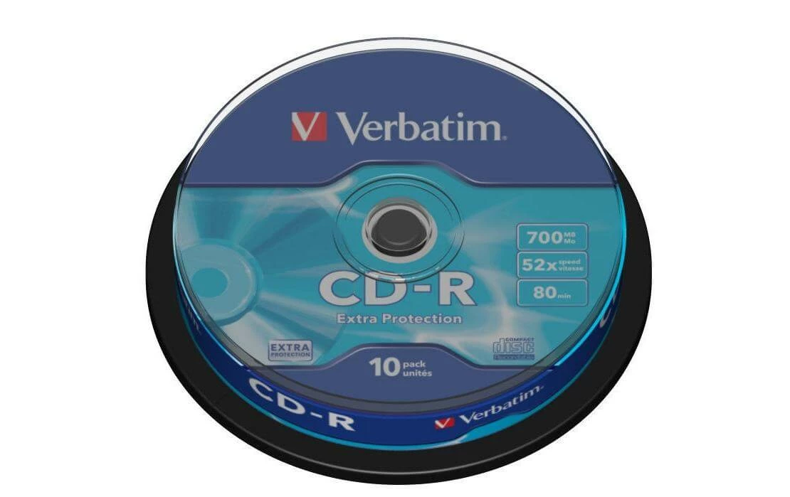 VERBATIM CD-R 0.7 GB, Tour (10 Pièce/s) - Disques