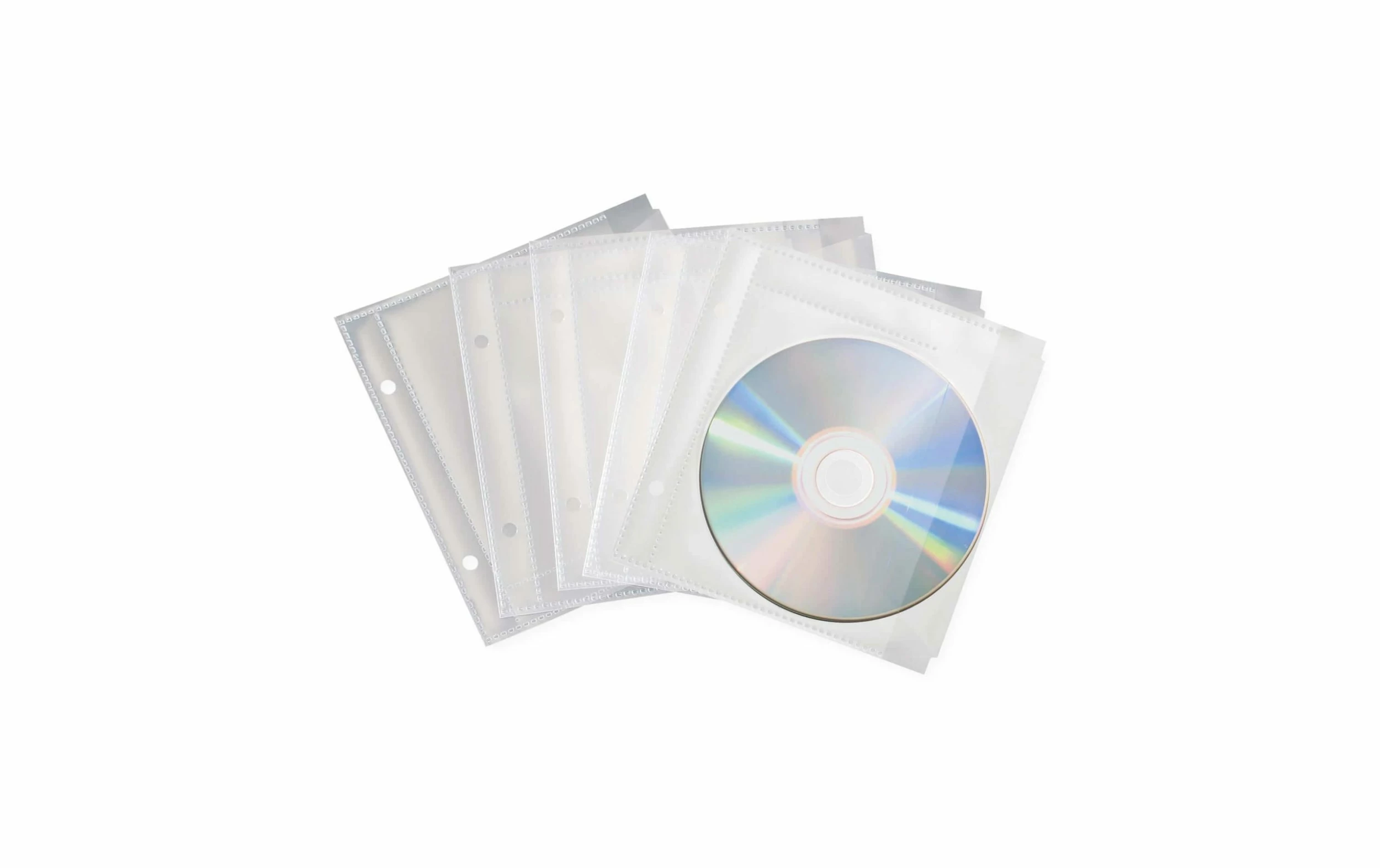 Favorit Housse CD/DVD Clip-Tray Transparent, 10 Pièces - Conservation – Image 2