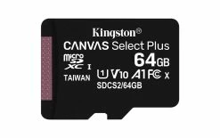 Kingston Carte MicroSDXC Canvas Select Plus 64 GB - Cartes Mémoire